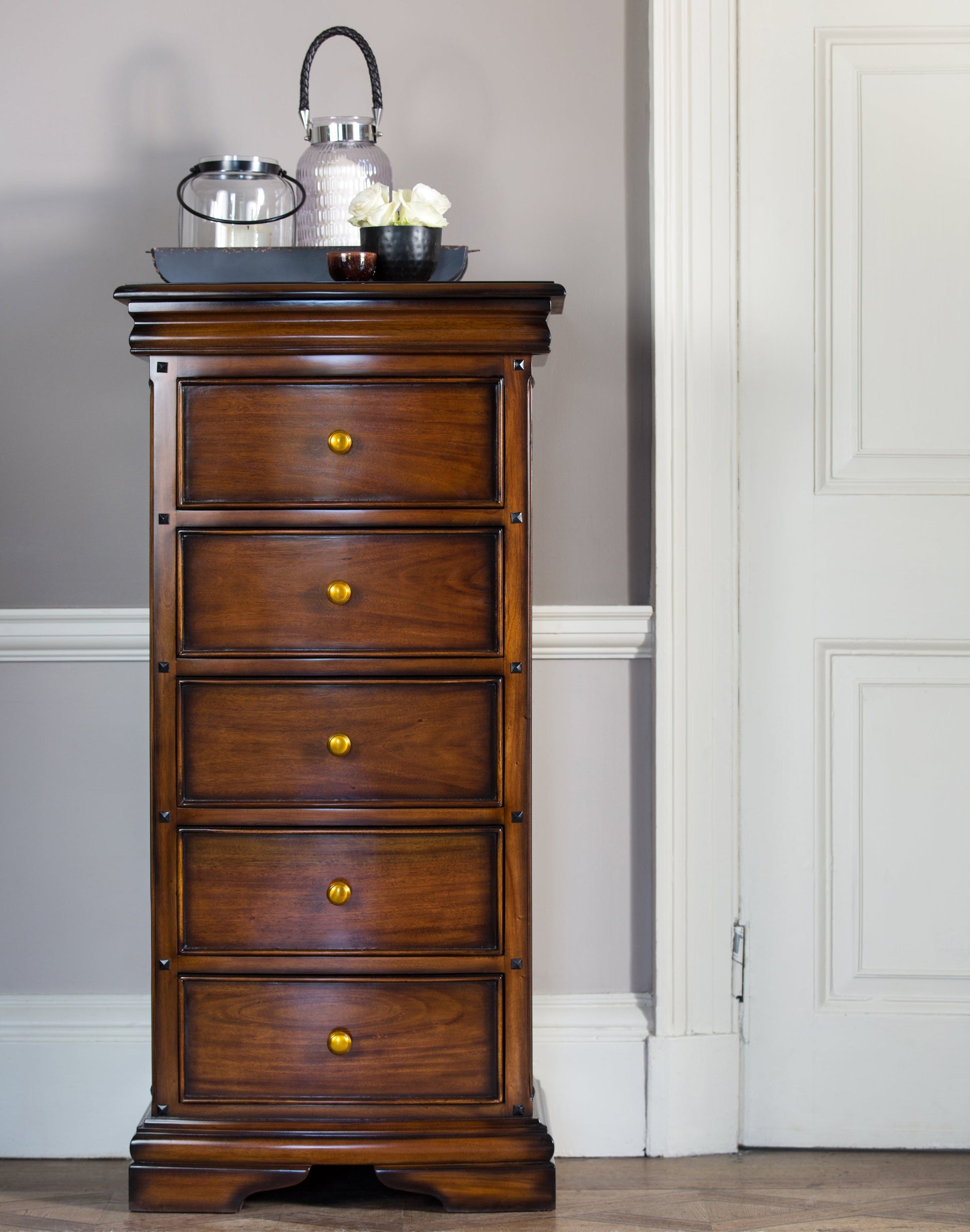 Normandie French Sleigh Tallboy