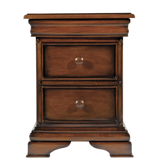 Normandie French Sleigh Bedside Table