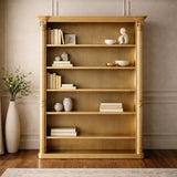 Gold Open French Column Bookcase