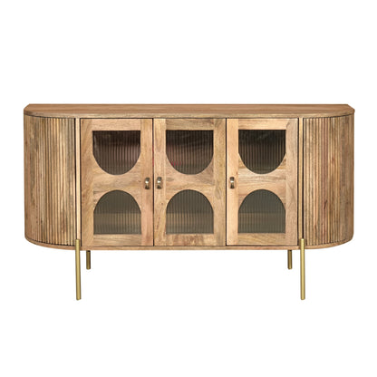 Orbit 3 Door Glass Sideboard