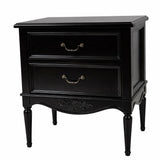 Parisian Noir French 2 Drawer Bedside