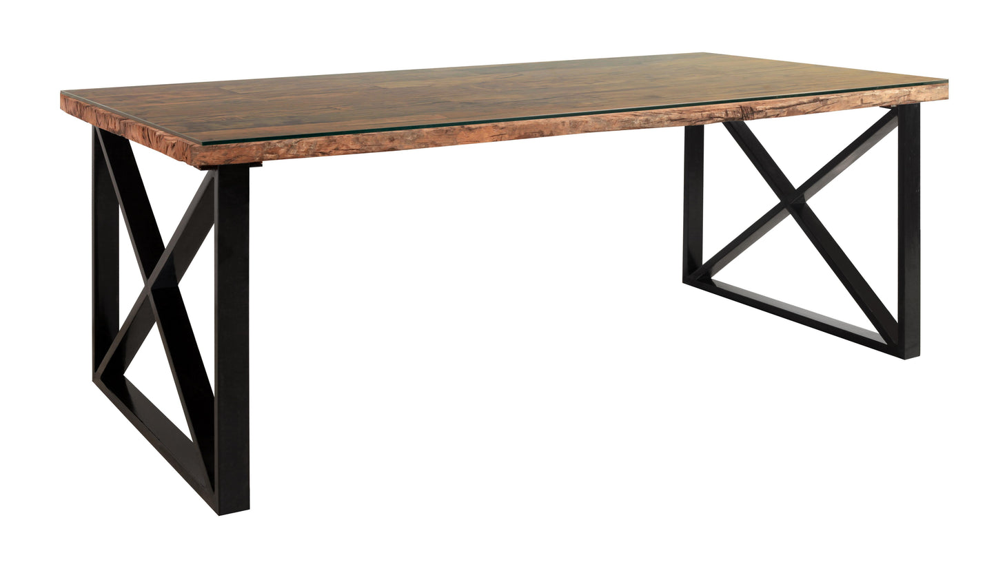 Phoenix Large Dining Table With Glass