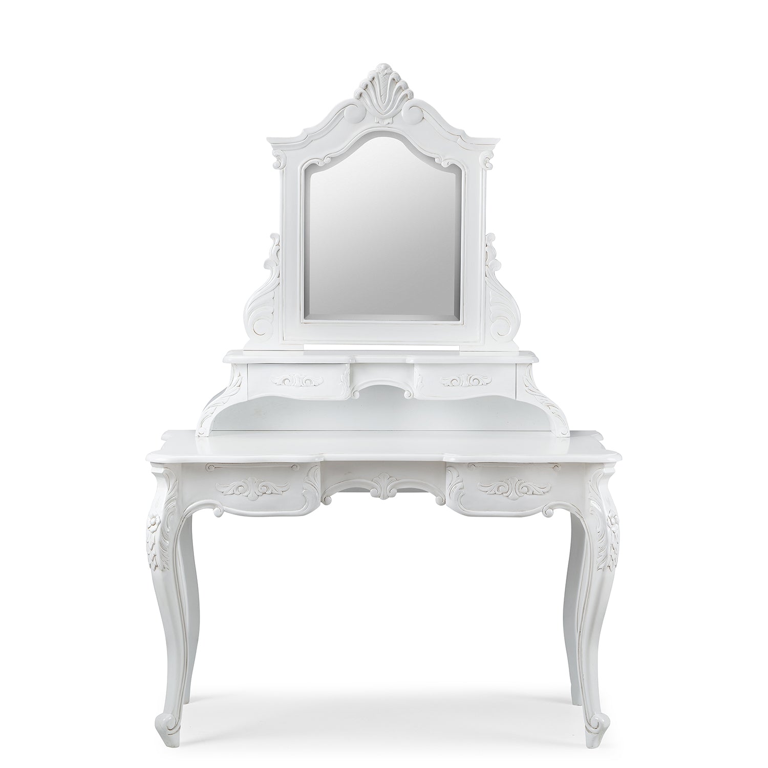 Rococo French Dressing Table with Mirror