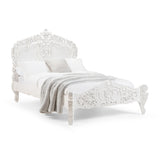Rococo Heavily Carved French Bed