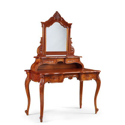 Rococo French Dressing Table with Mirror