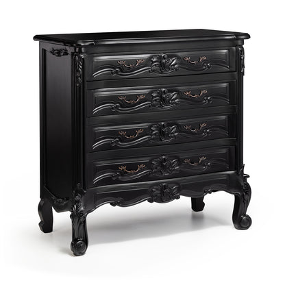 Rococo Style French 4 Drawer Chest
