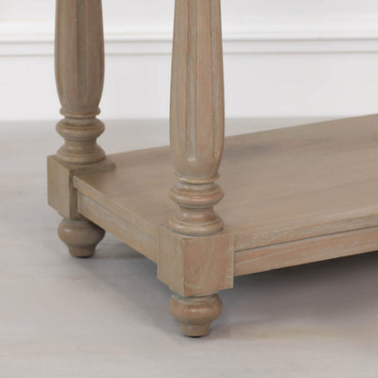 Rustic Wooden French Farmhouse Console Table