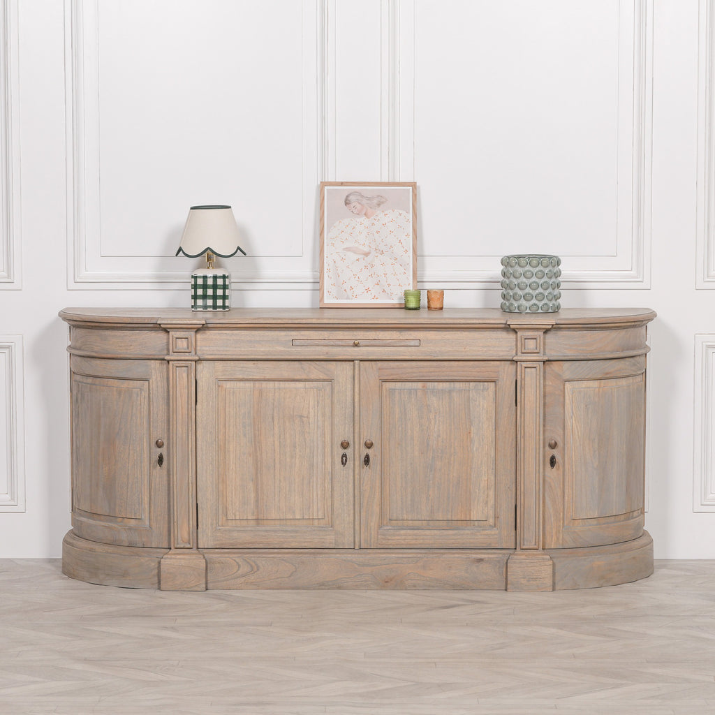 Rustic Contemporary Wooden Large Buffet Sideboard