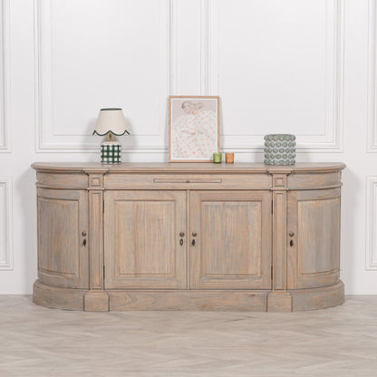 Rustic Contemporary Wooden Large Buffet Sideboard