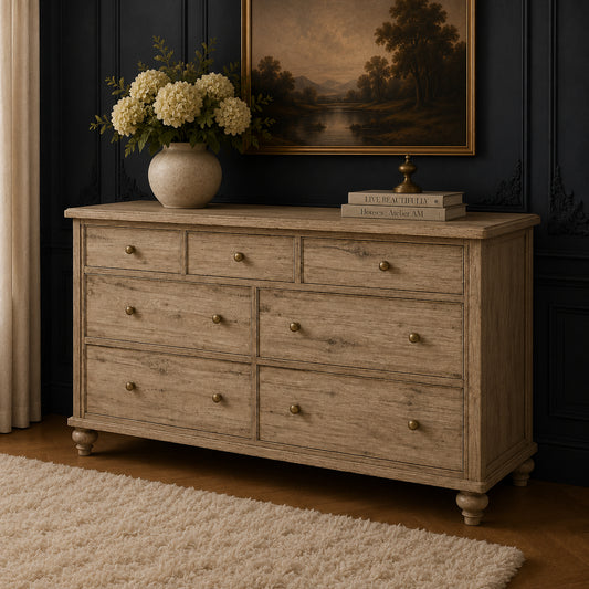 Sandy Lane French 7 Drawer Chest