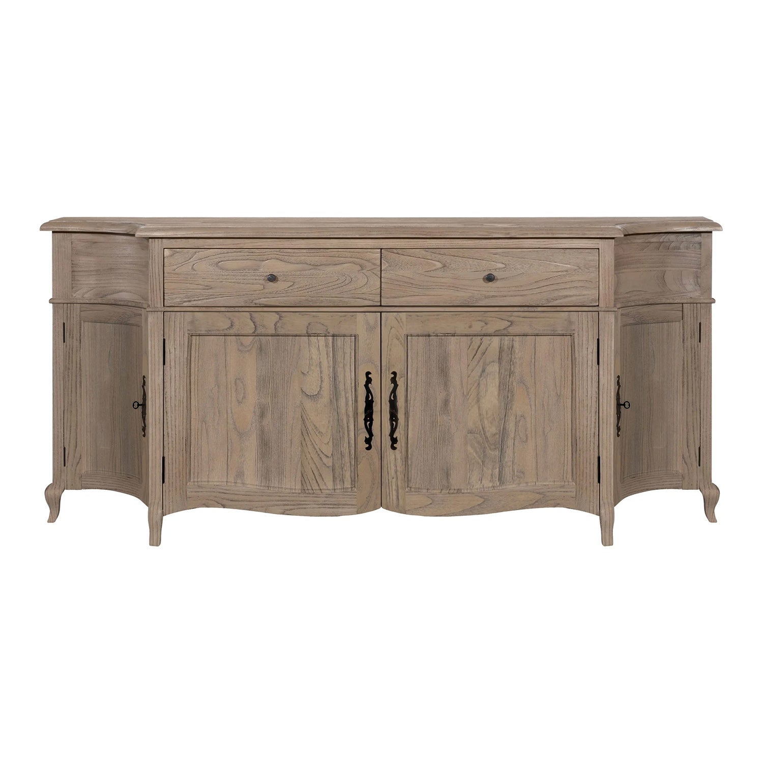 Sofia French Curved Natural Sideboard with 4 Doors
Success

