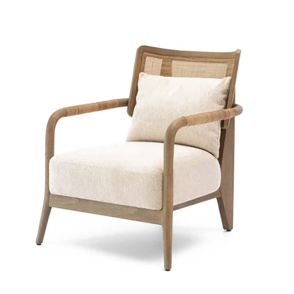 Swazi Curved Back Rattan Armchair