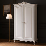Tiffany French Antique White Wardrobe