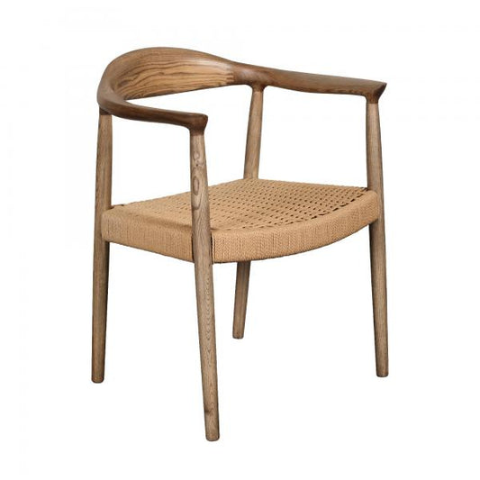 Togo Armchair with Natural Weave Rope Seat