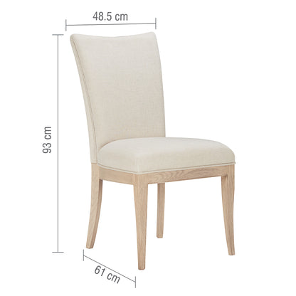 Toulon French Dining Chair Size