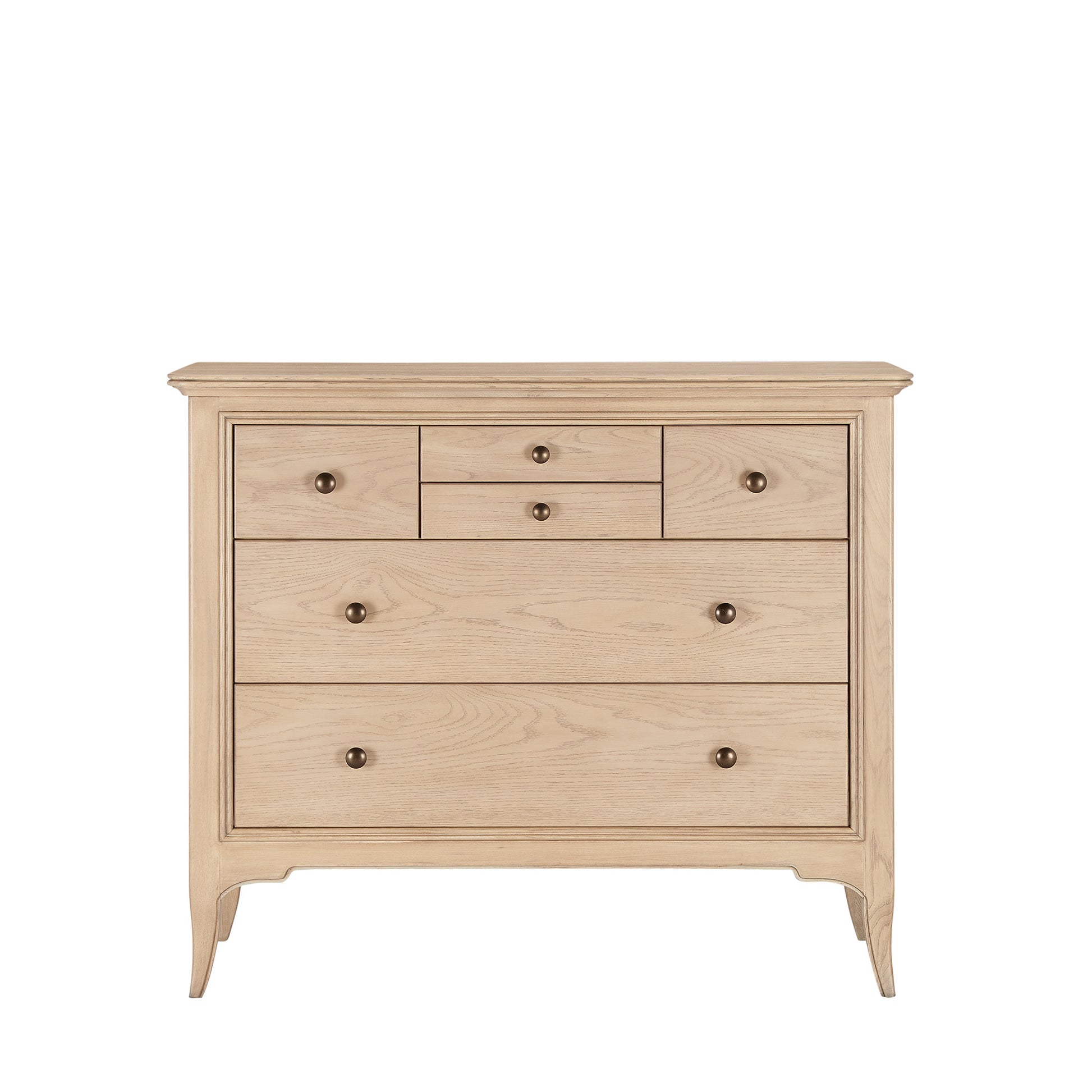 Toulon French 6 Drawer Chest - front