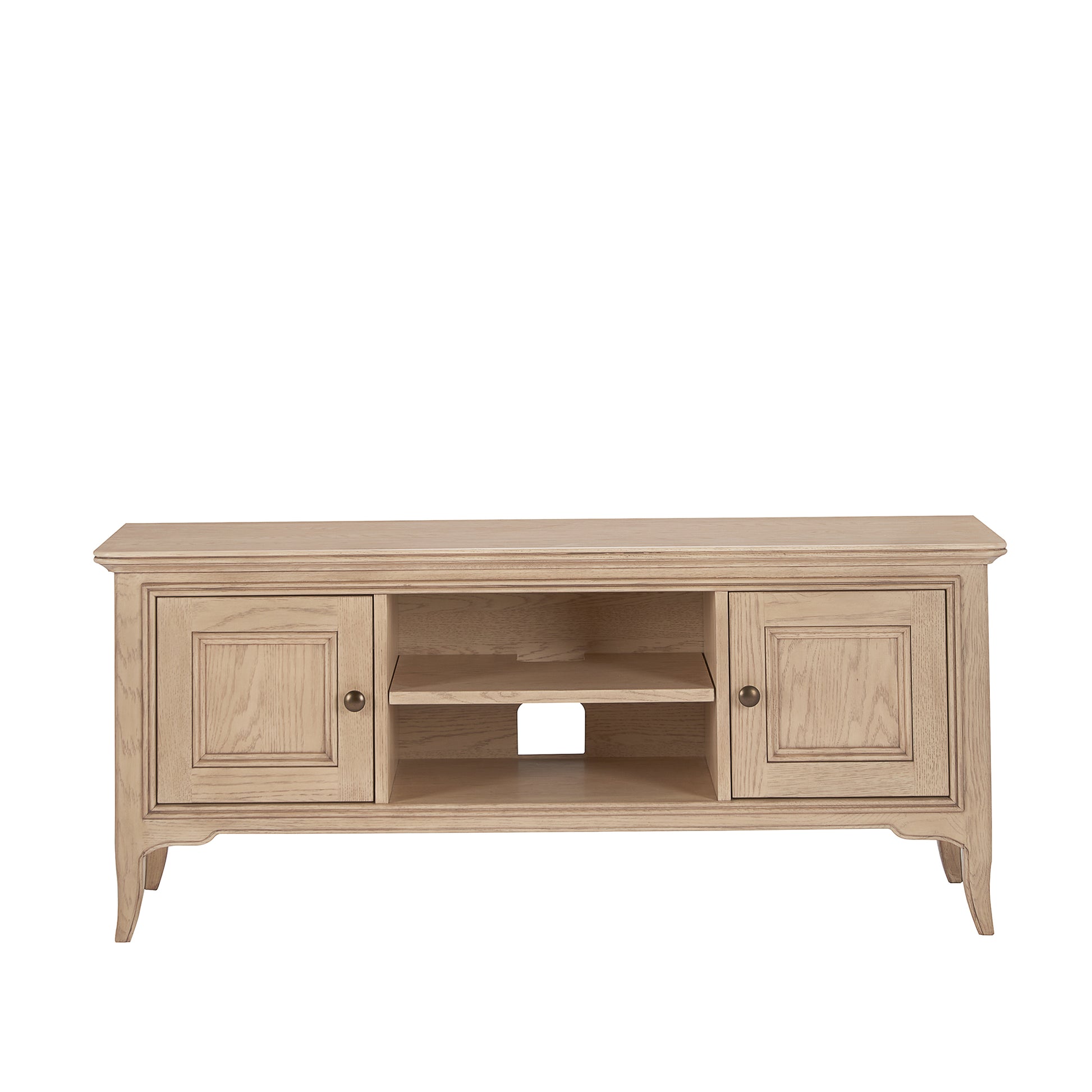 Toulon French TV Cabinet - Oak