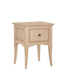 Toulon Oak French Bedside Table