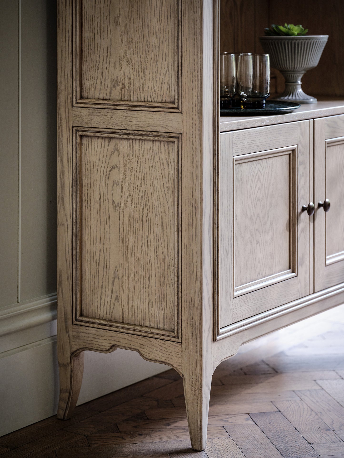 Willis Gambier Toulon Oak French Bookcase