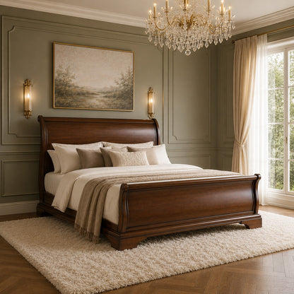 Toulouse Sleigh French Bed