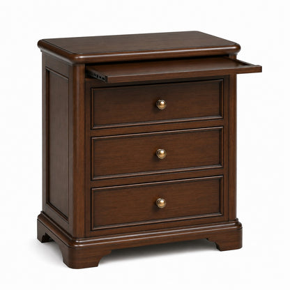 Toulouse French Bedside Table with 3 Drawers