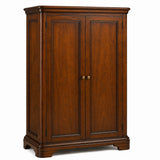Toulouse Sleigh French 2 Door Wardrobe -  Mahogany