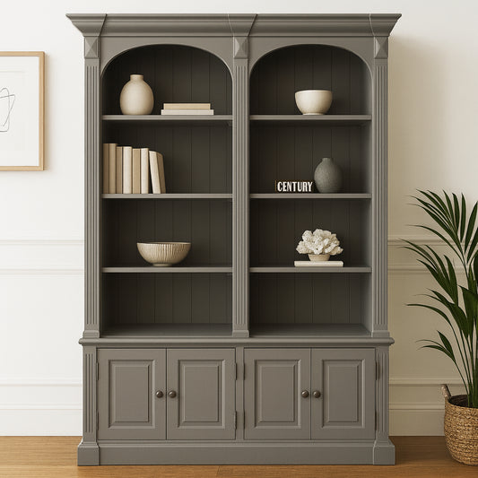 Traditional French Grey Bookcase