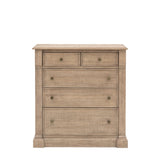 Vancouver Contemporary French Sleigh 5-Drawer Chest