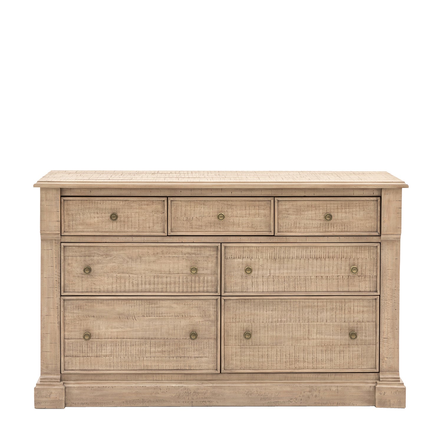 Vancouver Contemporary Wide 7-Drawer Sleigh Chest