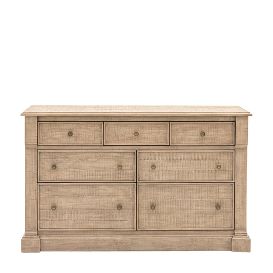 Vancouver Contemporary Wide 7-Drawer Sleigh Chest