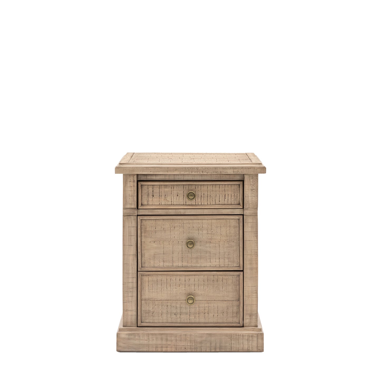 Vancouver Contemporary French 3 Drawer Bedside