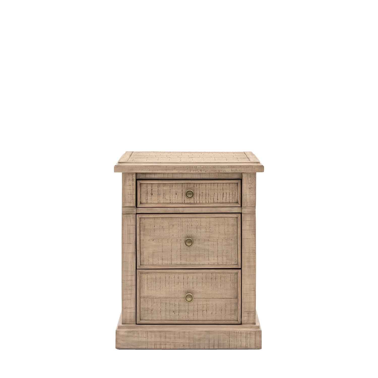 Vancouver Contemporary French 3 Drawer Bedside