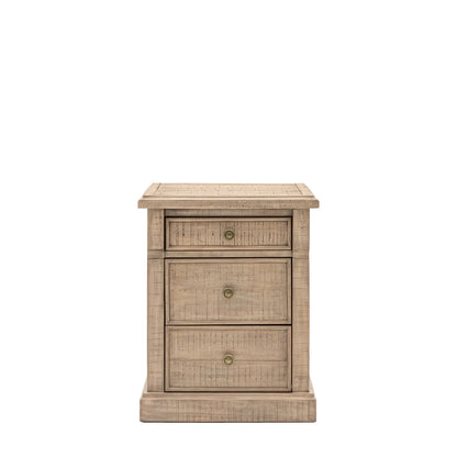 Vancouver Contemporary French 3 Drawer Bedside