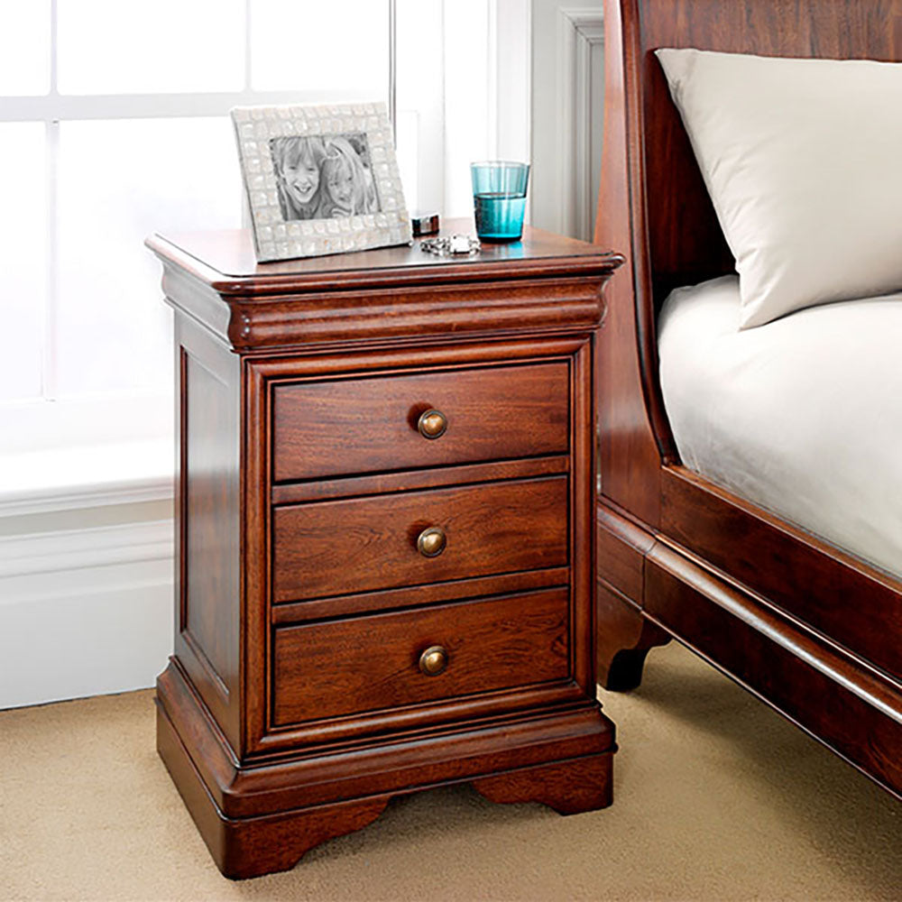 Willis Gambier Antoinette French Sleigh Bedside Table