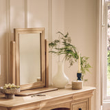Willis Gambier Bordeaux Oak French Dressing Table Mirror