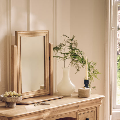 Willis Gambier Bordeaux Oak French Dressing Table Mirror