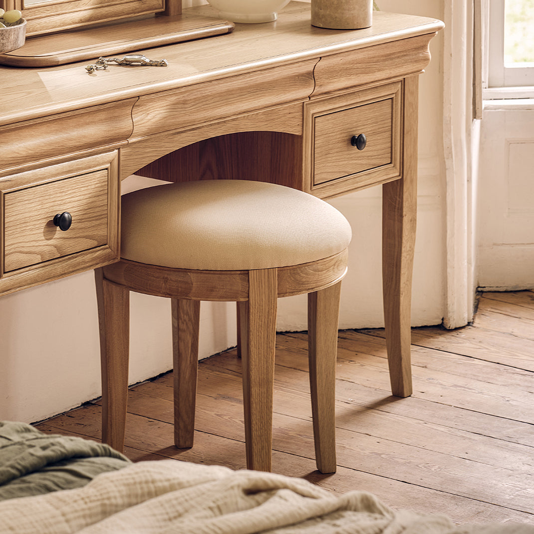 Willis Gambier Bordeaux Oak French Stool