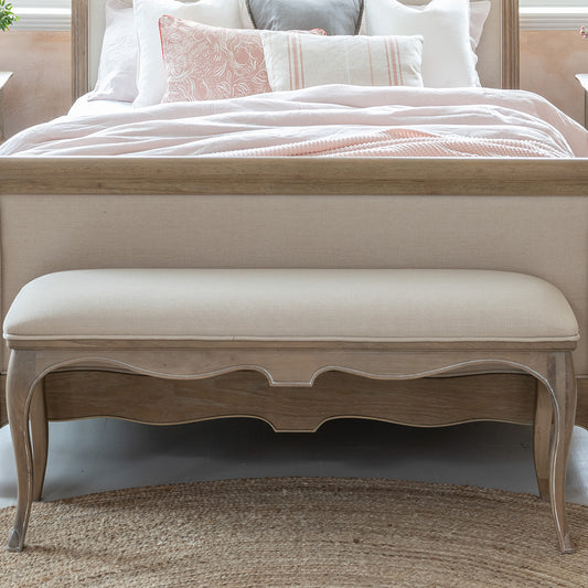 Willis Gambier Camille French Oak Bench