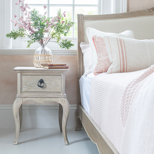 Willis Gambier Camille Oak French Bedside Table