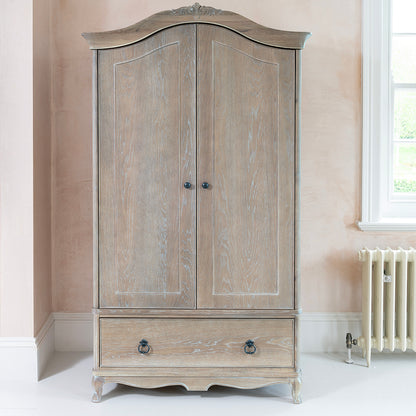 Willis Gambier Camille French Oak Double Wardrobe