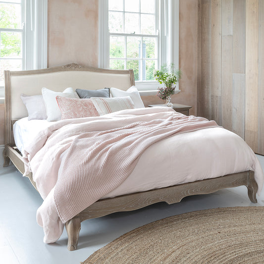 Willis Gambier Camille Oak French Low Footboard Bed