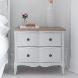 Willis Gambier Amelie French Wide Bedside Table