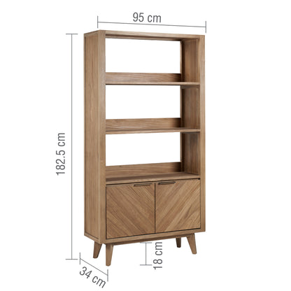 Willis Gambier Sorrento Contemporary Bookcase measurements 