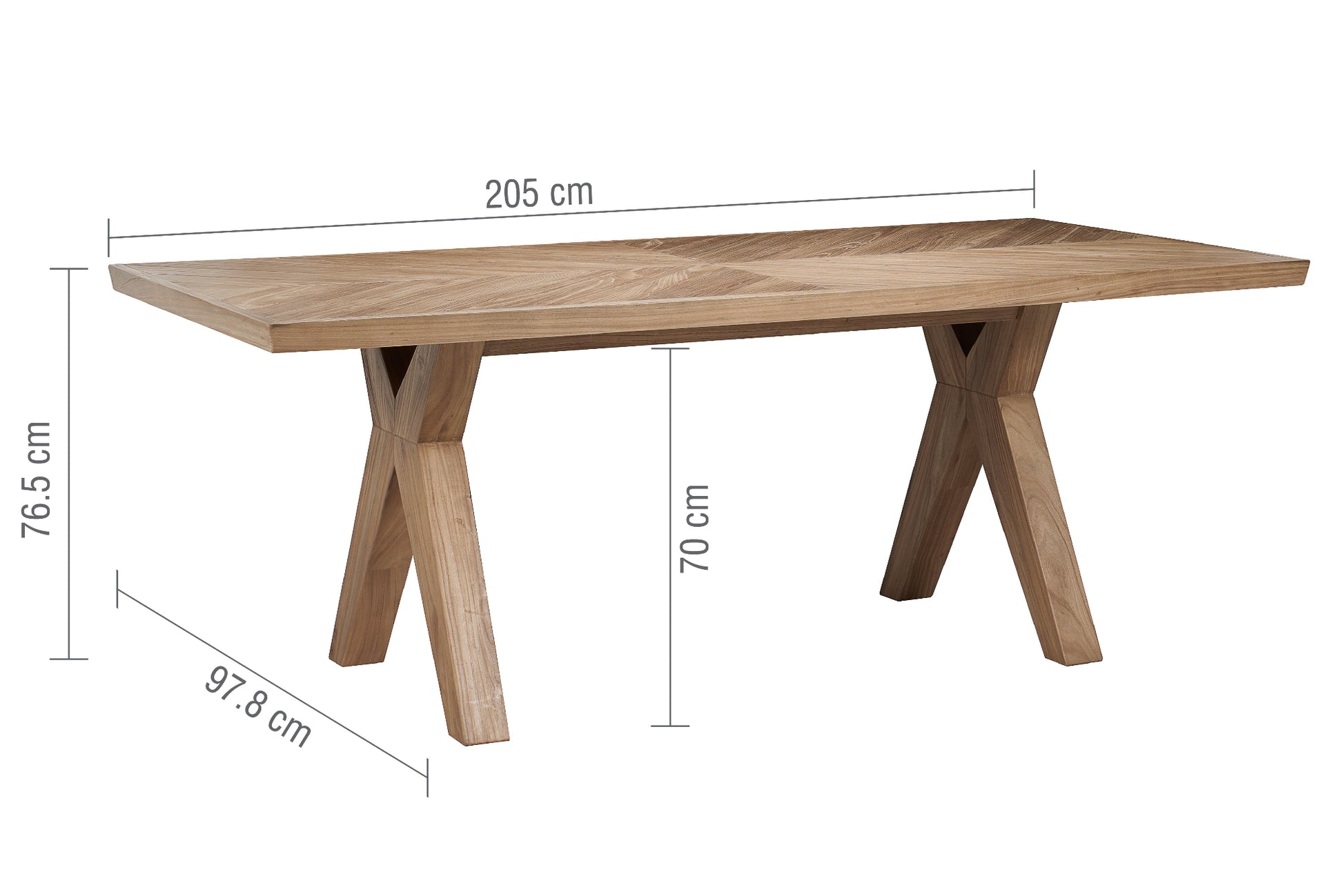 Willis Gambier Sorrento Contemporary Dining Table measurements 