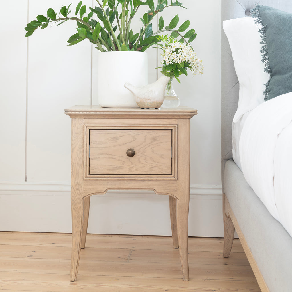 Willis Gambier Toulon Oak French Bedside Table