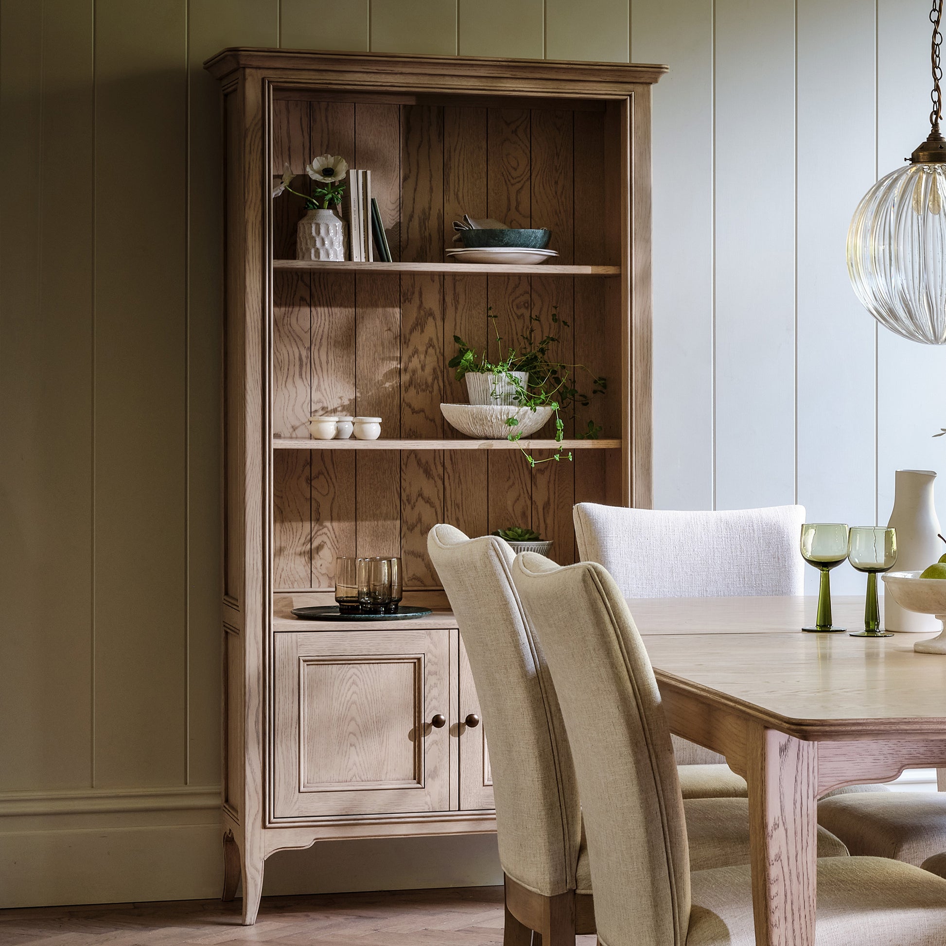 Willis Gambier Toulon Oak French Bookcase