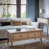 Willis Gambier Toulon Oak French Coffee Table