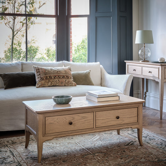 Willis Gambier Toulon Oak French Coffee Table