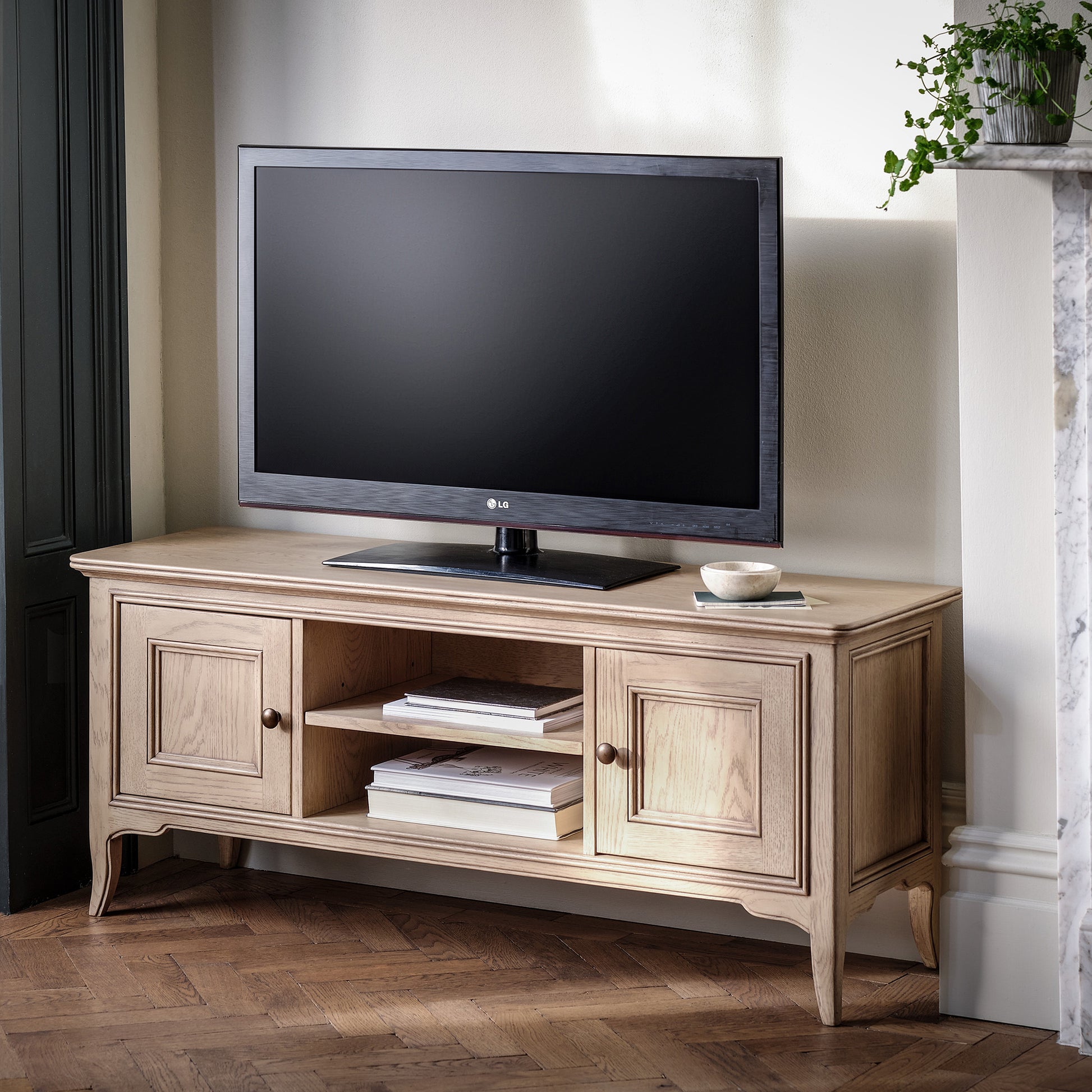 Willis Gambier Toulon Oak French TV Cabinet
