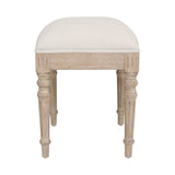 Willow Lime Washed French Stool